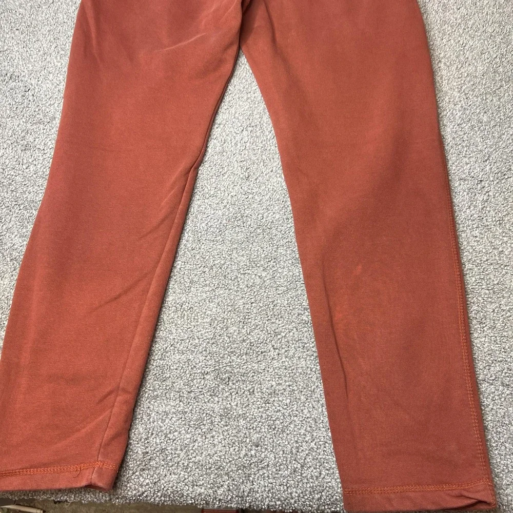 True Religion Rust Orange Sweatpants with White Logo